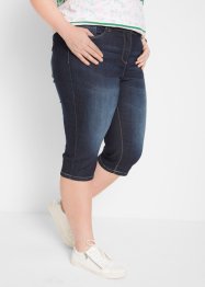 Stretch-Jeans-Bermuda mit gekrempeltem Saum, bpc bonprix collection