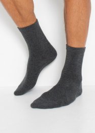 Socken mit druckfreiem Bündchen mit Bio Baumwolle (4er Pack), bpc bonprix collection