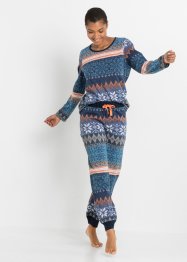 Pyjama im Norweger Design aus Bio-Baumwolle, bpc bonprix collection