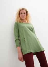 Baumwoll-Longshirt in A-Linie, bpc bonprix collection