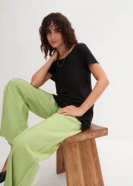 Longshirt aus nachhaltiger Viskose, kurzarm, bpc bonprix collection
