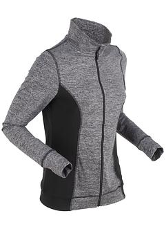 Langärmlige Funktions-Mikrofleecejacke mit Schlank-Effekt, bpc bonprix collection Langärmlige Funktions-Mikrofleecejacke mit Schlank-Effekt, bpc bonprix collection