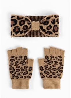 Stirnband und Handschuhe (3-tlg-Set), bpc bonprix collection
