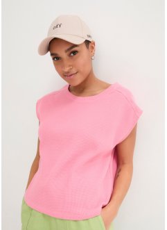 Boxy-Baumwollshirt aus Wafflejersey, bpc bonprix collection