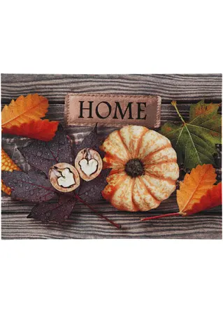 Fußmatte mit herbstlichem Motiv in braun - bonprix Fußmatte mit herbstlichem Motiv in braun - bonprix