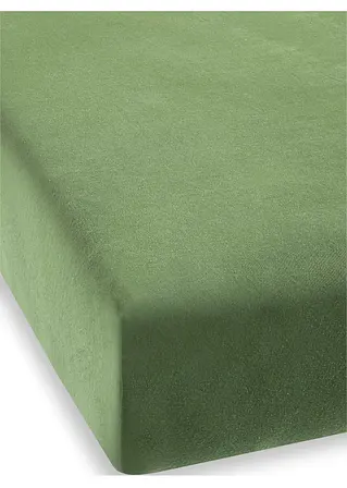 Jersey Spannbettlaken in Trendfarben in grün - bonprix Jersey Spannbettlaken in Trendfarben in grün - bonprix