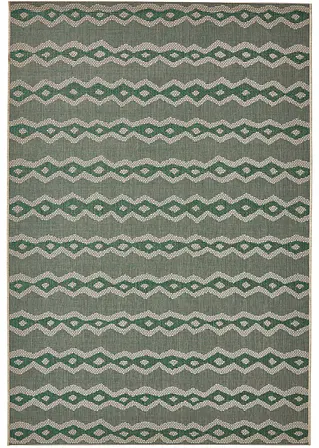 In- und Outdoor Teppich mit Streifen in grün - bpc living bonprix collection In- und Outdoor Teppich mit Streifen in grün - bpc living bonprix collection