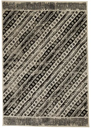 Teppich mit graphischer Musterung in grau - bpc living bonprix collection Teppich mit graphischer Musterung in grau - bpc living bonprix collection