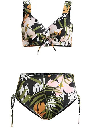 Minimizer Bikini (2-tlg.Set) aus recyceltem Polyamid in schwarz von vorne - bpc bonprix collection Minimizer Bikini (2-tlg.Set) aus recyceltem Polyamid in schwarz von vorne - bpc bonprix collection