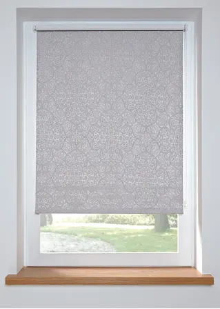 Verdunkelungsrollo Jacquard mit Ornamenten in grau - bonprix Verdunkelungsrollo Jacquard mit Ornamenten in grau - bonprix