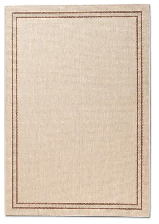 In- und Outdoor Teppich mit Bordüre in beige - bonprix In- und Outdoor Teppich mit Bordüre in beige - bonprix