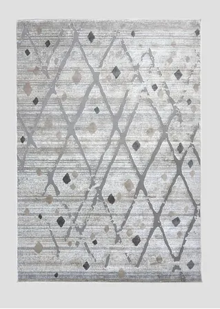 Teppich mit dezenter Musterung in grau - bonprix Teppich mit dezenter Musterung in grau - bonprix