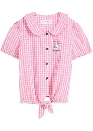 Trachtenbluse in rosa von vorne - bonprix Trachtenbluse in rosa von vorne - bonprix