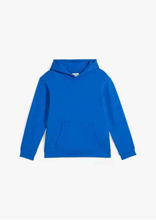 Hoodie aus weichem Baumwoll-Mix in blau von vorne - bonprix Hoodie aus weichem Baumwoll-Mix in blau von vorne - bonprix