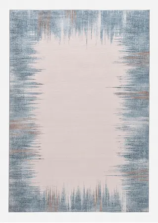 Teppich mit vintage Musterung in blau von vorne - bonprix Teppich mit vintage Musterung in blau von vorne - bonprix