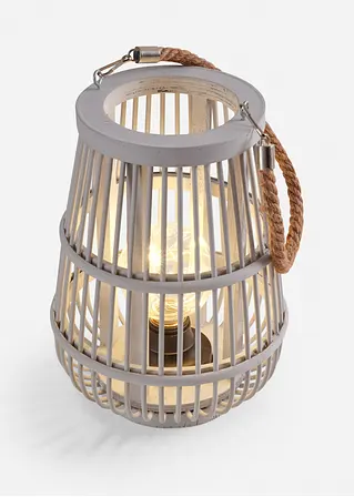 LED-Laterne in grau von vorne - bonprix LED-Laterne in grau von vorne - bonprix
