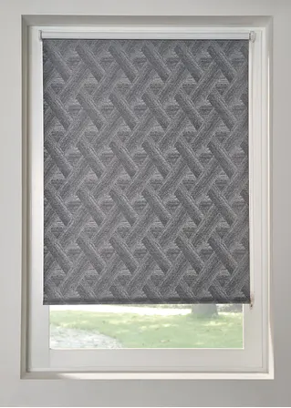 Jacquard Verdunkelungsrollo mit grafischem Muster in grau - bonprix Jacquard Verdunkelungsrollo mit grafischem Muster in grau - bonprix