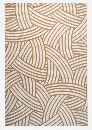 In-und Outdoor Teppich mit graphischer Musterung in beige von vorne - bonprix In-und Outdoor Teppich mit graphischer Musterung in beige von vorne - bonprix