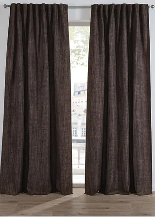 Verdunkelungsvorhang mit edler Struktur (1er Pack) in braun - bonprix Verdunkelungsvorhang mit edler Struktur (1er Pack) in braun - bonprix