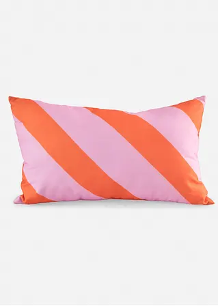 Kissen mit Streifen in rosa von vorne - bonprix Kissen mit Streifen in rosa von vorne - bonprix