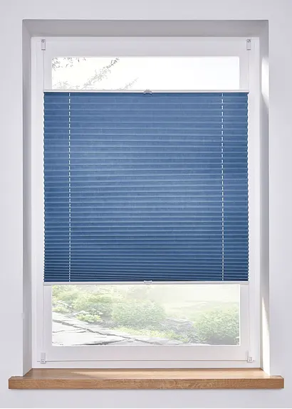 Verdunkelungsplissee mit Aluminium Beschichtung in blau - bpc living bonprix collection Verdunkelungsplissee mit Aluminium Beschichtung in blau - bpc living bonprix collection