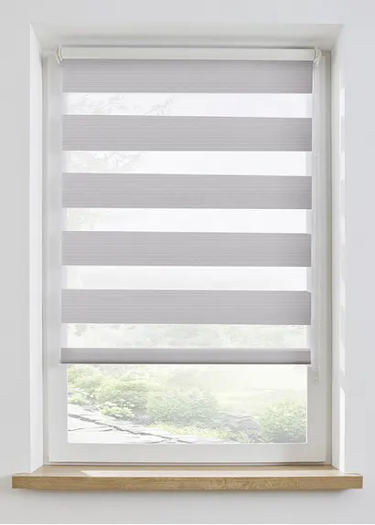 Doppelrollo einfarbig in silber - bpc living bonprix collection Doppelrollo einfarbig in silber - bpc living bonprix collection
