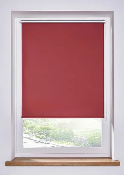 Verdunklungsrollo ohne Bohren in rot - bonprix Verdunklungsrollo ohne Bohren in rot - bonprix
