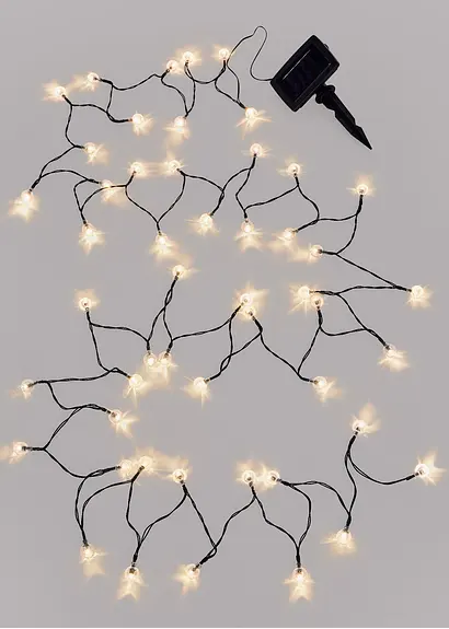 Solar Lichterkette mit 50 kleinen LED-Kugeln in schwarz - bonprix Solar Lichterkette mit 50 kleinen LED-Kugeln in schwarz - bonprix