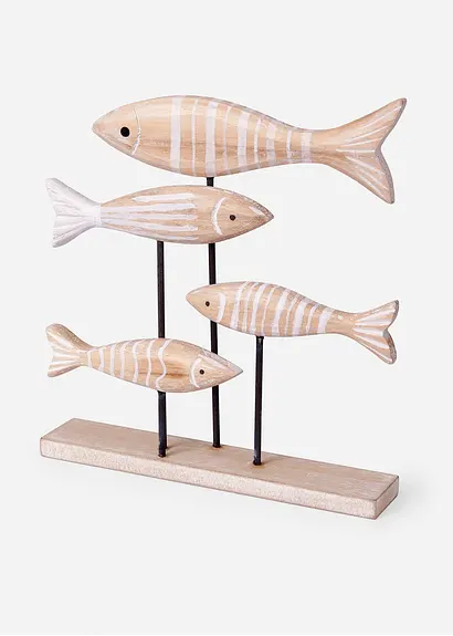 Deko-Figur Fische in beige - bonprix Deko-Figur Fische in beige - bonprix