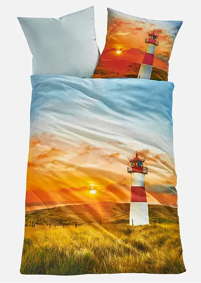Wendebettwäsche mit maritimen Design in bunt - bonprix Wendebettwäsche mit maritimen Design in bunt - bonprix
