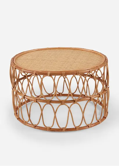 Rattan Couchtisch in beige von vorne - bonprix Rattan Couchtisch in beige von vorne - bonprix