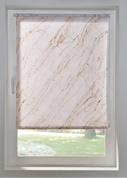 Sichtschutzrollo mit Druck in beige - bonprix Sichtschutzrollo mit Druck in beige - bonprix