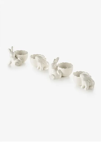 Eierbecher (4er Pack) in weiß - bonprix Eierbecher (4er Pack) in weiß - bonprix