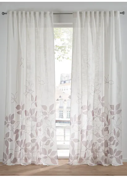 Vorhang mit Struktur (1er Pack) in beige - bonprix Vorhang mit Struktur (1er Pack) in beige - bonprix