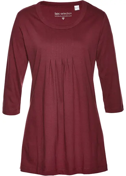 Longshirt aus reiner Baumwolle in rot - bonprix Longshirt aus reiner Baumwolle in rot - bonprix