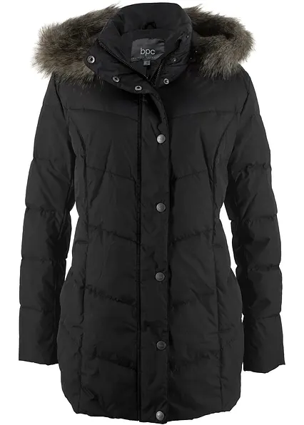 Steppjacke in schwarz von vorne - bonprix Steppjacke in schwarz von vorne - bonprix