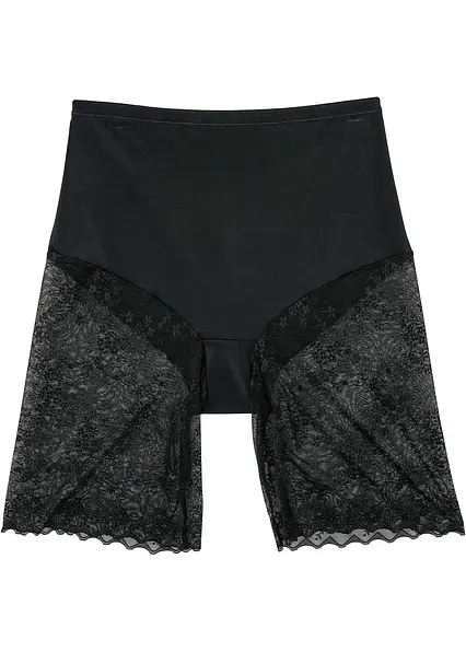 Shape Hose mit Spitze und mittlerer Formkraft in schwarz von vorne - bonprix Shape Hose mit Spitze und mittlerer Formkraft in schwarz von vorne - bonprix
