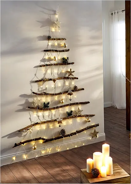 LED-Wanddeko in Tannenbaum-Design in weiß - bonprix LED-Wanddeko in Tannenbaum-Design in weiß - bonprix