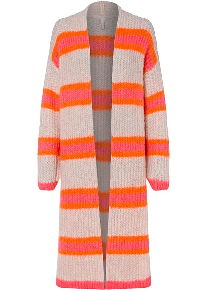 Oversize-Strickmantel in beige von vorne - bonprix Oversize-Strickmantel in beige von vorne - bonprix