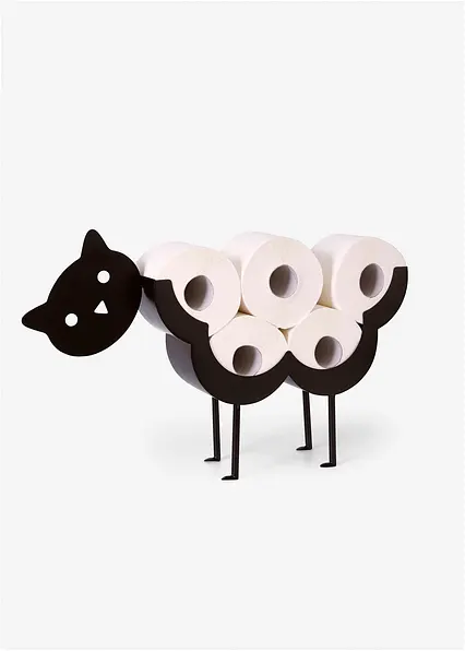 Toilettenpapierhalter Katze in schwarz - bonprix Toilettenpapierhalter Katze in schwarz - bonprix