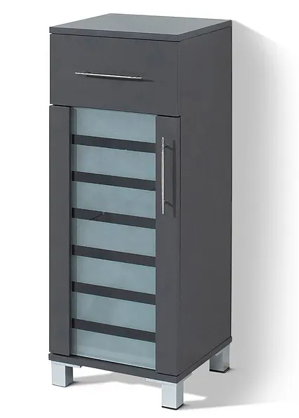 Badezimmer Schrank stehend in grau von vorne - bonprix Badezimmer Schrank stehend in grau von vorne - bonprix