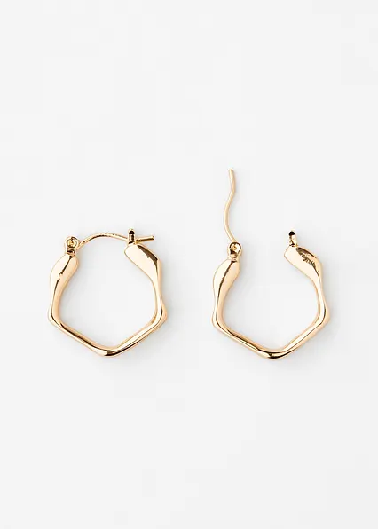 Creolen in gold von vorne - bonprix Creolen in gold von vorne - bonprix