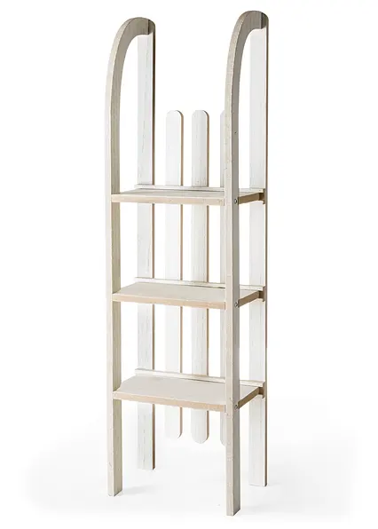 Regal in Schlittenform in beige von vorne - bonprix Regal in Schlittenform in beige von vorne - bonprix