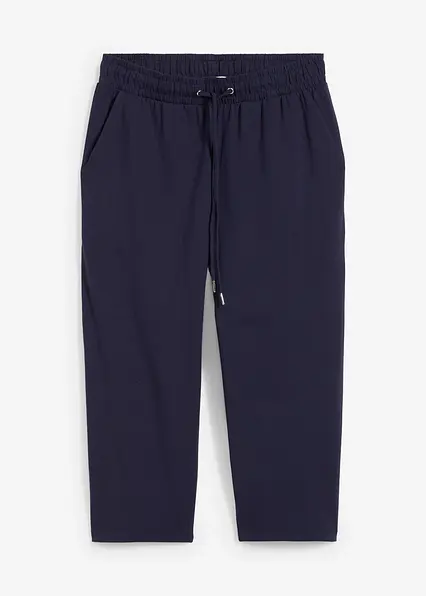 Sweathose aus Baumwoll-Stretch in blau von vorne - bonprix Sweathose aus Baumwoll-Stretch in blau von vorne - bonprix