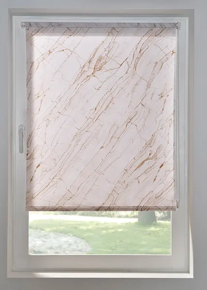 Sichtschutzrollo mit Druck in beige - bonprix Sichtschutzrollo mit Druck in beige - bonprix