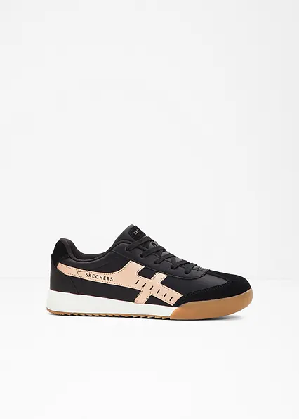 Skechers Sneaker in schwarz von vorne - Skechers Skechers Sneaker in schwarz von vorne - Skechers