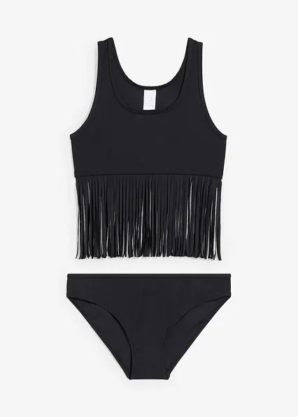 Bikini (2-tlg.Set) in schwarz von vorne - bonprix Bikini (2-tlg.Set) in schwarz von vorne - bonprix