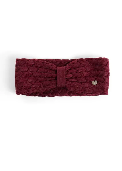 Stirnband mit Kaschmiranteil in rot von vorne - bonprix Stirnband mit Kaschmiranteil in rot von vorne - bonprix