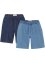 Stretch-Jeans-Shorts (2er Pack), John Baner JEANSWEAR