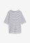 Gestreiftes Halbarmshirt aus strukturiertem Jersey, bpc bonprix collection